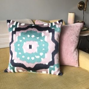 New! Adorable Trow Pillow w/ Real Down Insert